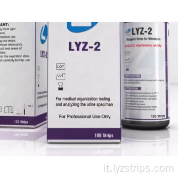 strisce reattive per urine ospedaliere in stile libero URS-2P